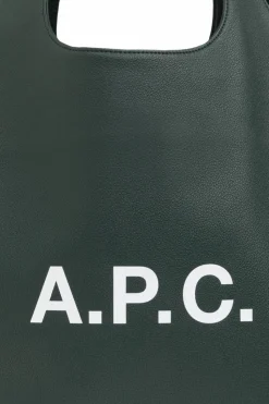A.P.C. ZIELONY Torba typu `shopper`