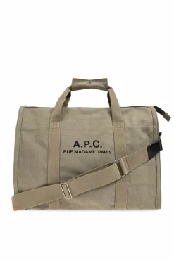 A.P.C. ZIELONY Torba typu `shopper`