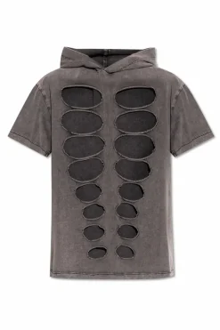 AVAVAV SZARY T-shirt z kapturem