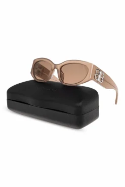 Balenciaga beżowy Okulary przeciwsłoneczne
