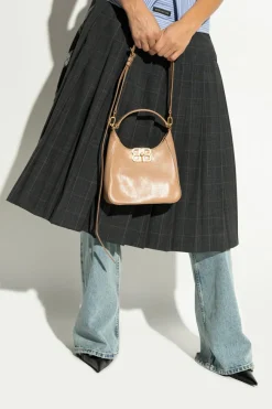 Balenciaga beżowy Torba do ręki`BB Soft` typu `hobo`