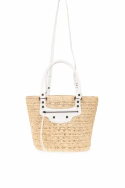 Balenciaga beżowy Torba 'Le City Small`