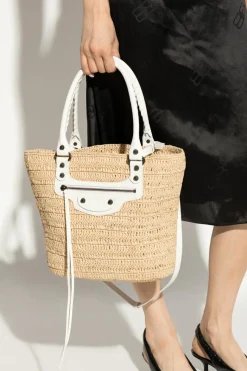 Balenciaga beżowy Torba 'Le City Small`