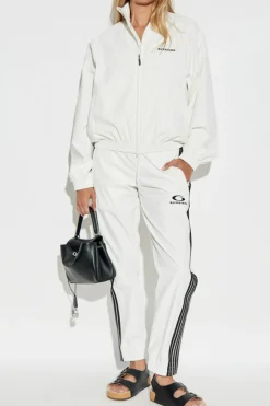 Balenciaga BIAŁY Bluza z logo