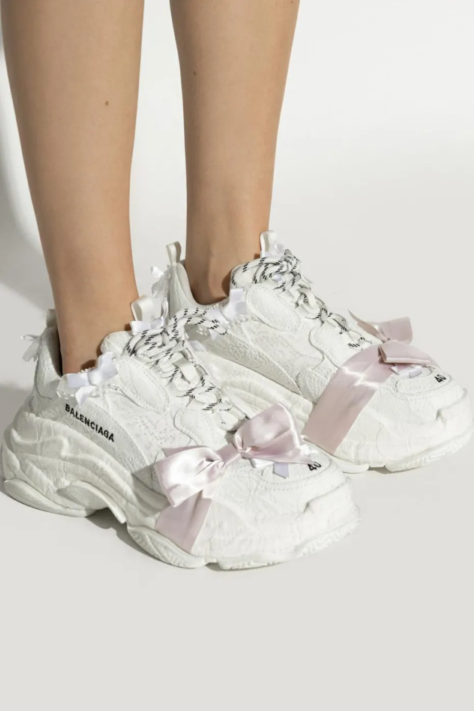 Balenciaga BIAŁY Buty sportowe `Triple S`