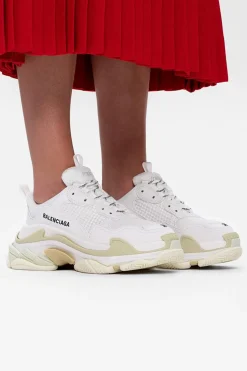 Balenciaga BIAŁY Buty sportowe 'Triple S'