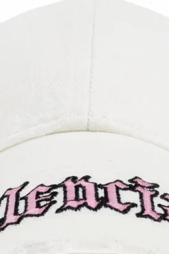 Balenciaga BIAŁY Czapka z daszkiem