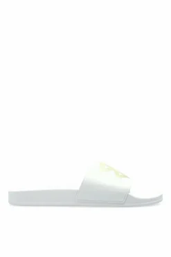 Balenciaga BIAŁY Gumowe klapki ‘Pool’