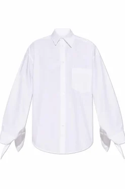 Balenciaga BIAŁY Koszula z logo