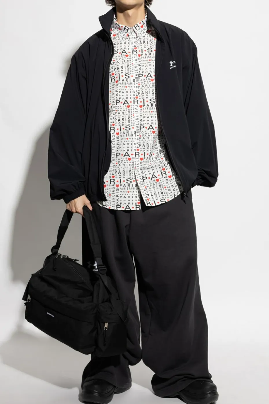 Balenciaga BIAŁY Koszula z kieszenią