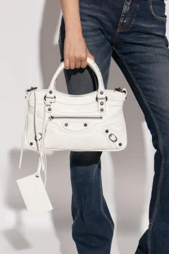 Balenciaga BIAŁY Torba do ręki `Le City`