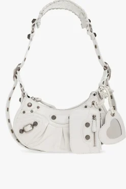 Balenciaga BIAŁY Torba na ramię ‘Le Cagole XS’