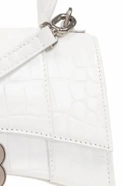 Balenciaga BIAŁY Torba na ramię ‘Hourglass XS'