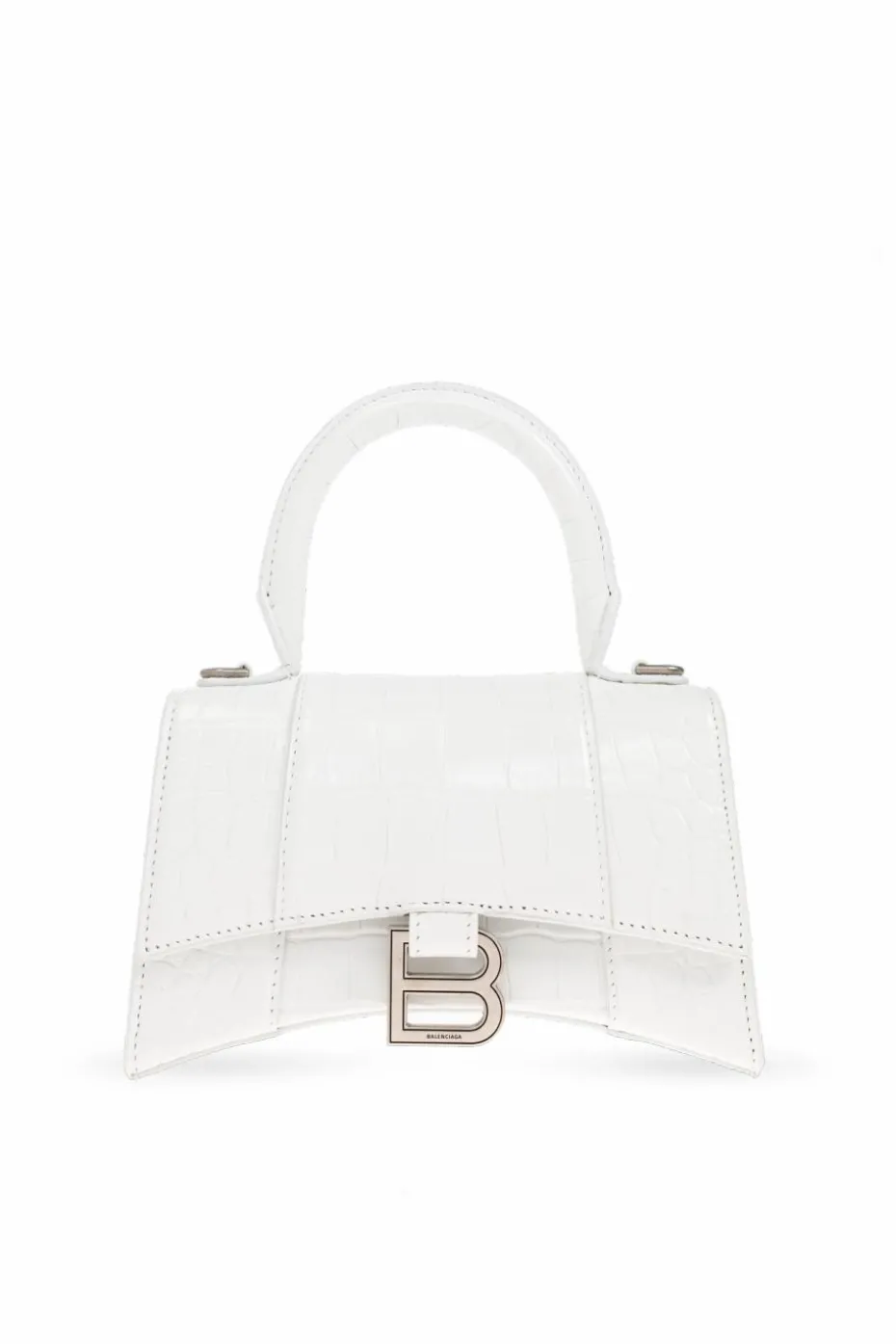 Balenciaga BIAŁY Torba na ramię ‘Hourglass XS'