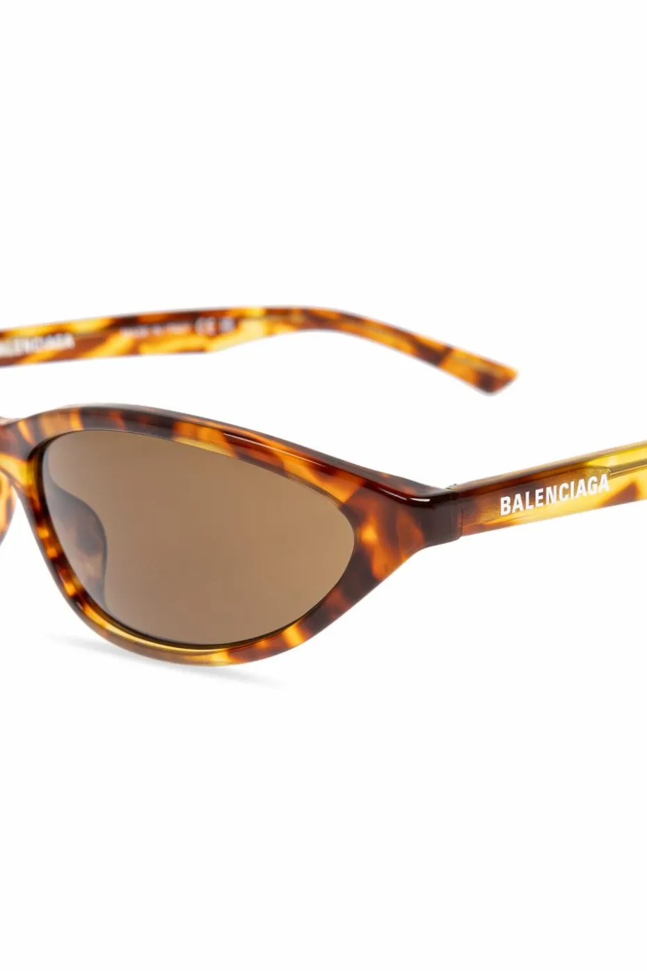 Balenciaga BRĄZOWY Okulary przeciwsłoneczne