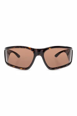 Balenciaga BRĄZOWY Okulary przeciwsłoneczne