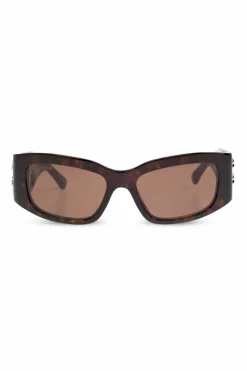 Balenciaga BRĄZOWY Okulary przeciwsłoneczne