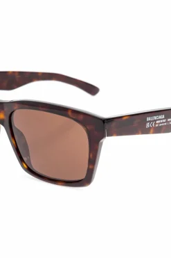 Balenciaga BRĄZOWY Okulary przeciwsłoneczne