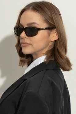 Balenciaga BRĄZOWY Okulary przeciwsłoneczne