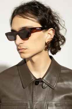 Balenciaga BRĄZOWY Okulary przeciwsłoneczne