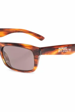 Balenciaga BRĄZOWY Okulary przeciwsłoneczne
