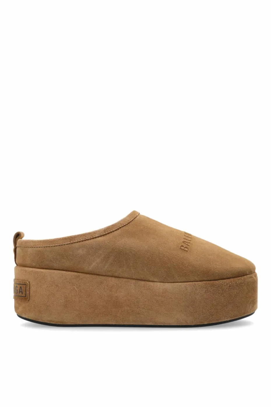 Balenciaga BRĄZOWY Skórzane buty