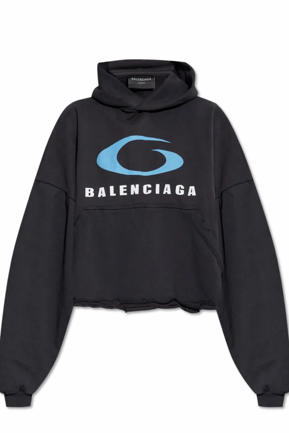 Balenciaga CZARNY Bluza z efektem `vintage`
