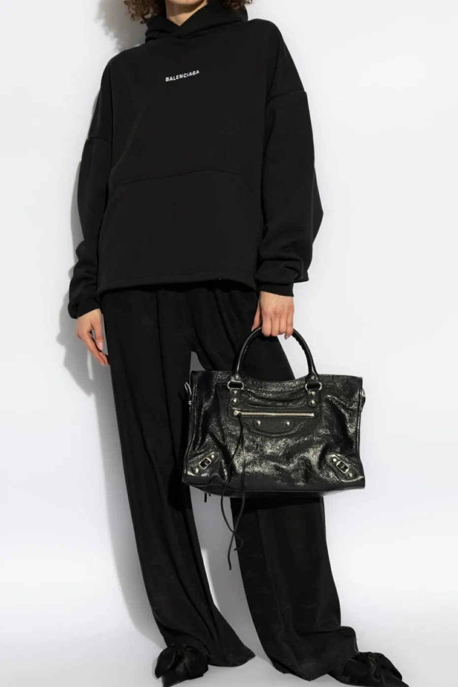 Balenciaga CZARNY Bluza z logo