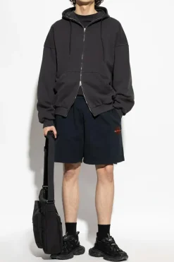 Balenciaga CZARNY Bluza z efektem `vintage`