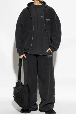 Balenciaga CZARNY Bluza z efektem `vintage`