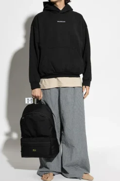 Balenciaga CZARNY Bluza z kapturem