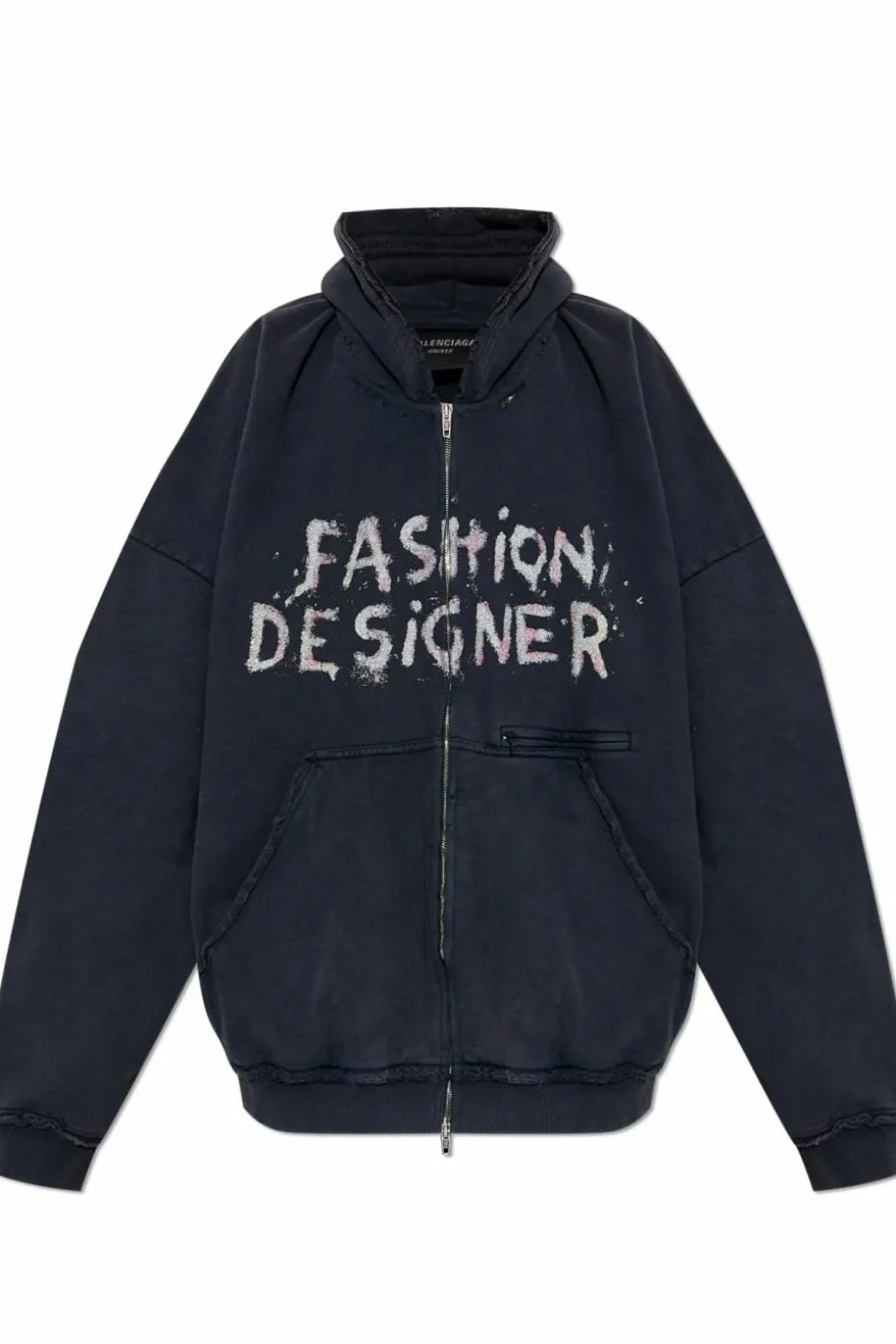 Balenciaga CZARNY Bluza z kapturem