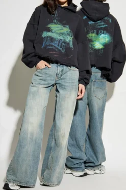 Balenciaga CZARNY Bluza z nadrukiem