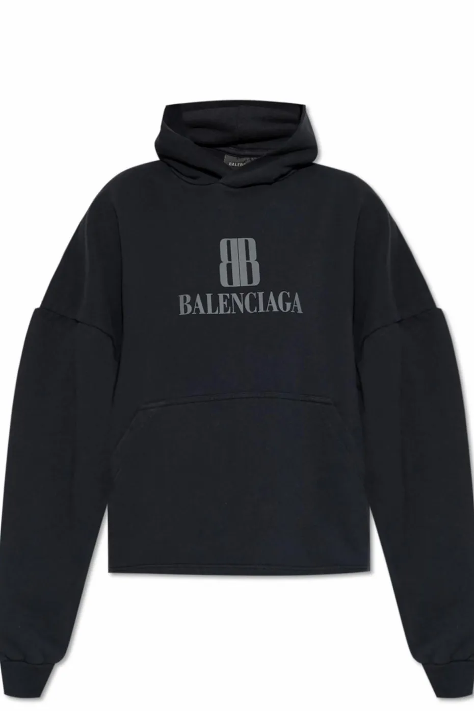 Balenciaga CZARNY Bluza z kapturem