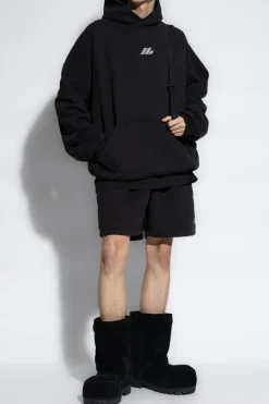 Balenciaga CZARNY Bluza z kapturem