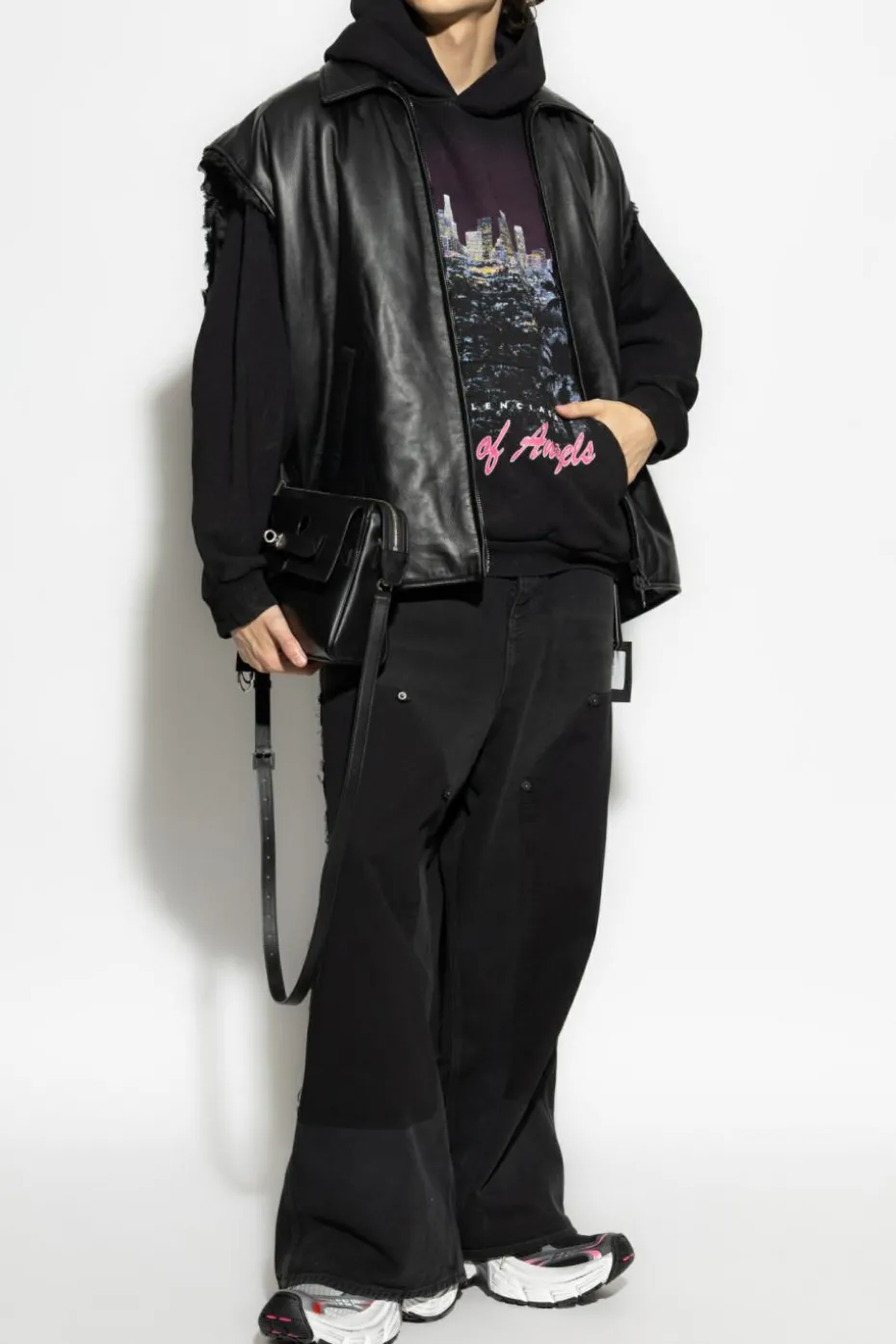 Balenciaga CZARNY Bluza z nadrukiem