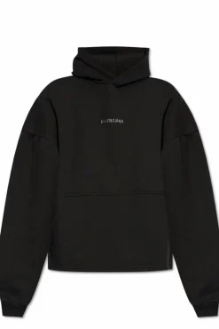 Balenciaga CZARNY Bluza z kapturem