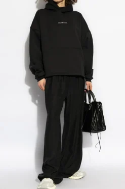 Balenciaga CZARNY Bluza z kapturem