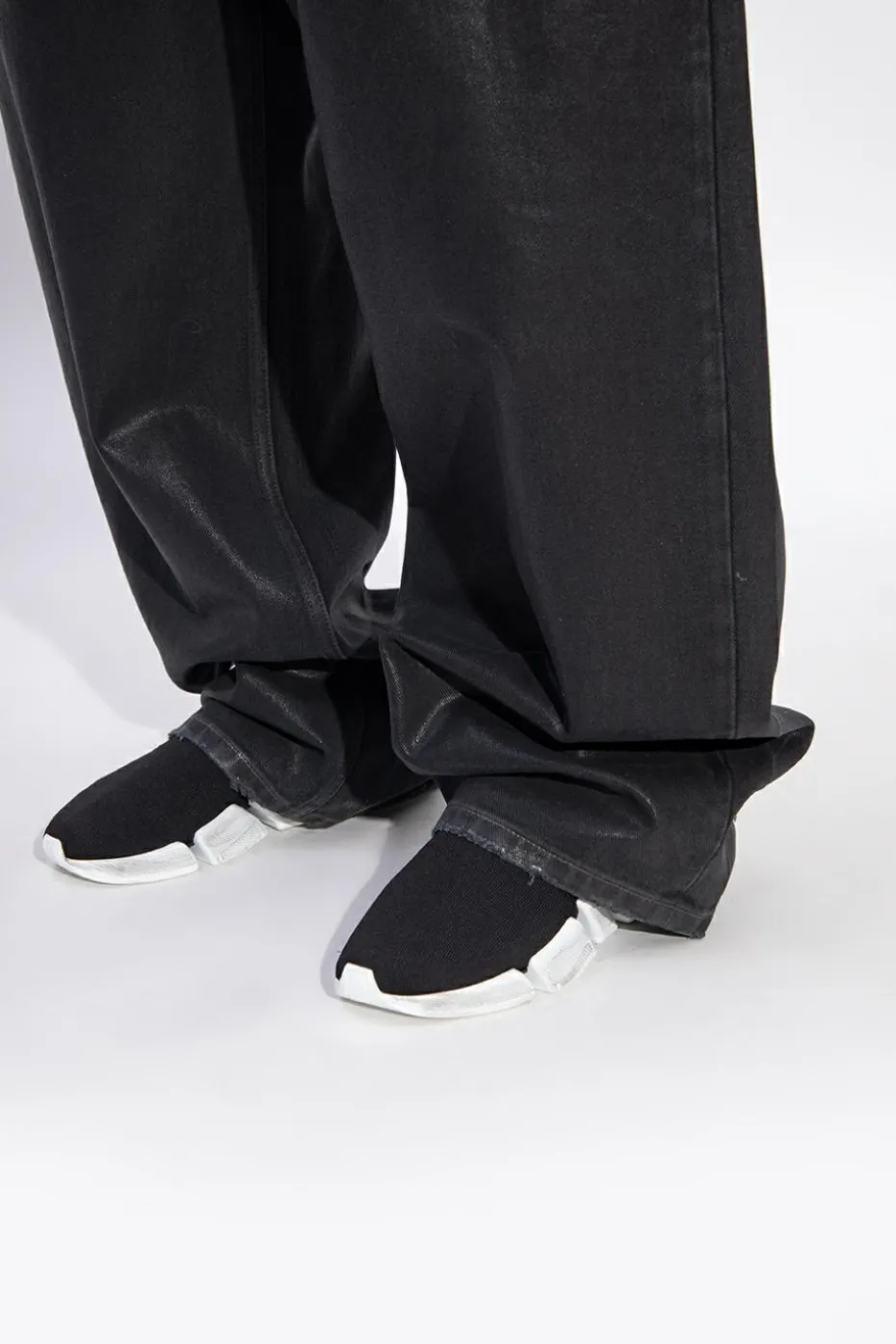 Balenciaga CZARNY Buty ze skarpetą ‘Speed 2.0 graffiti’