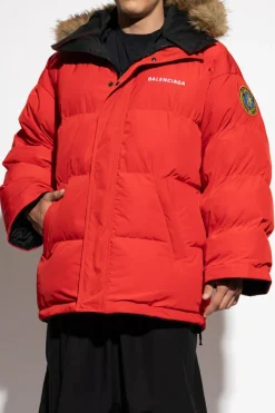 Balenciaga CZARNY Dwustronna kurtka ocieplana