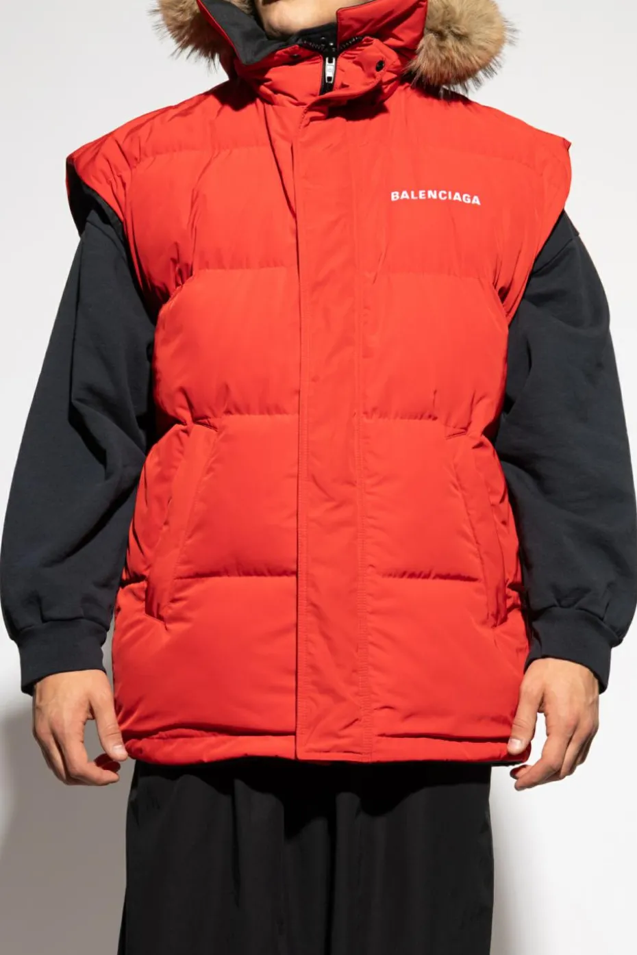 Balenciaga CZARNY Dwustronna kamizelka