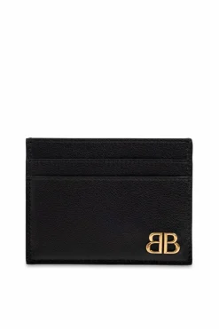 Balenciaga CZARNY Etui na karty