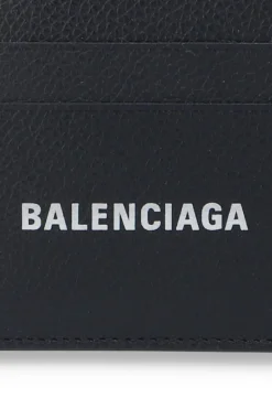 Balenciaga CZARNY Etui na karty z logo