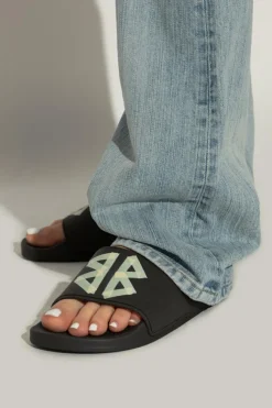 Balenciaga CZARNY Gumowe klapki ‘Pool’