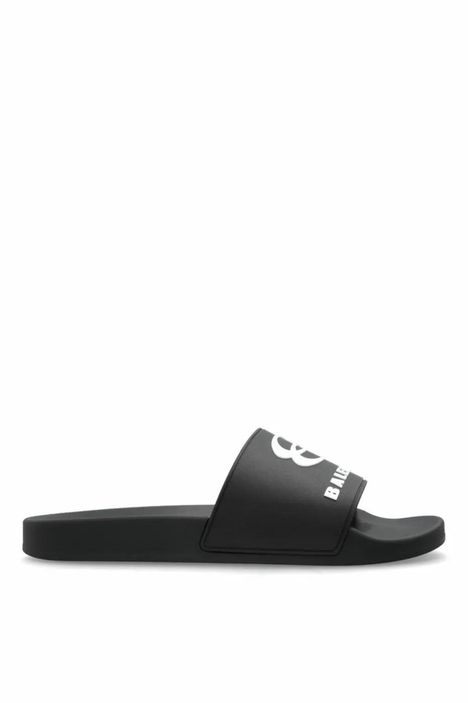 Balenciaga CZARNY Gumowe klapki z logo