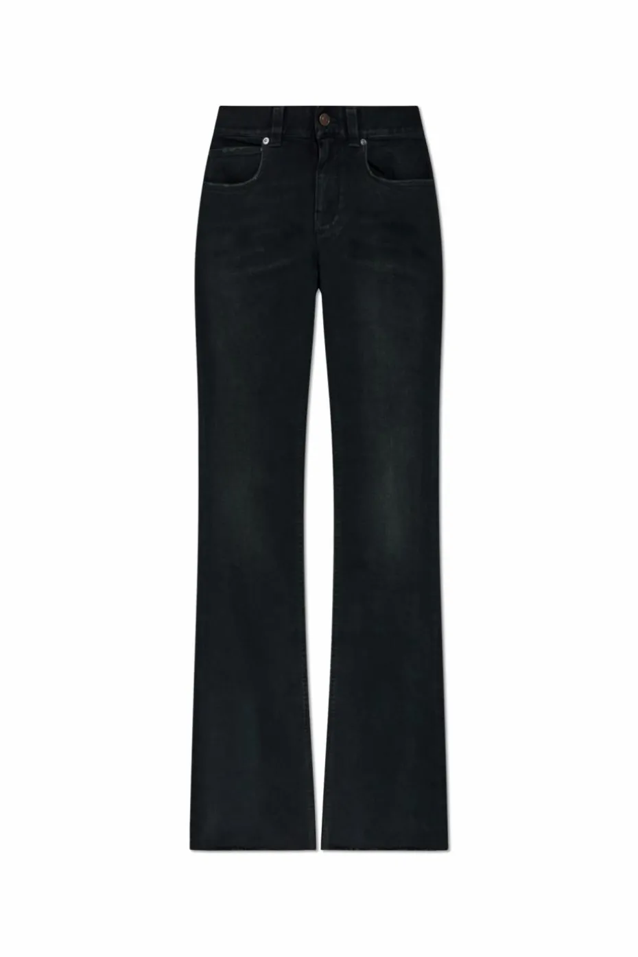 Balenciaga CZARNY Jeansy z rozszerzanymi nogawkami