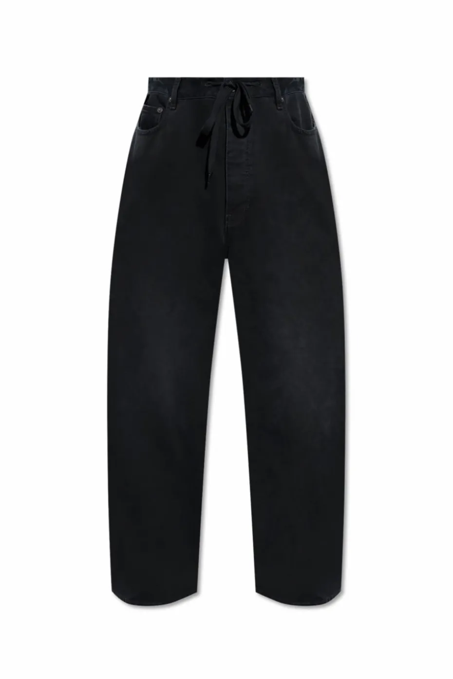 Balenciaga CZARNY Jeansy z szerokimi nogawkami