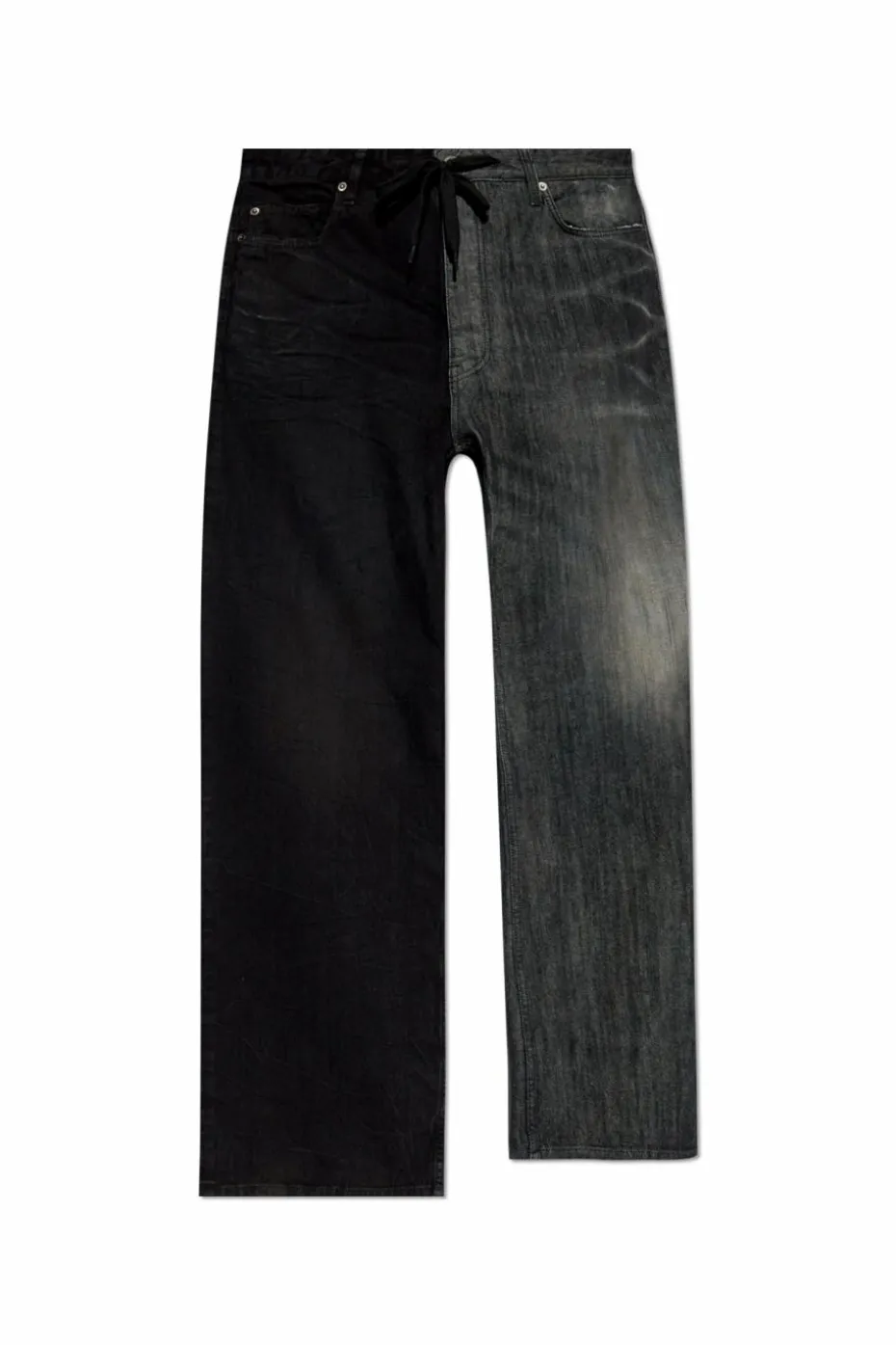 Balenciaga CZARNY Jeansy z szerokimi nogawkami