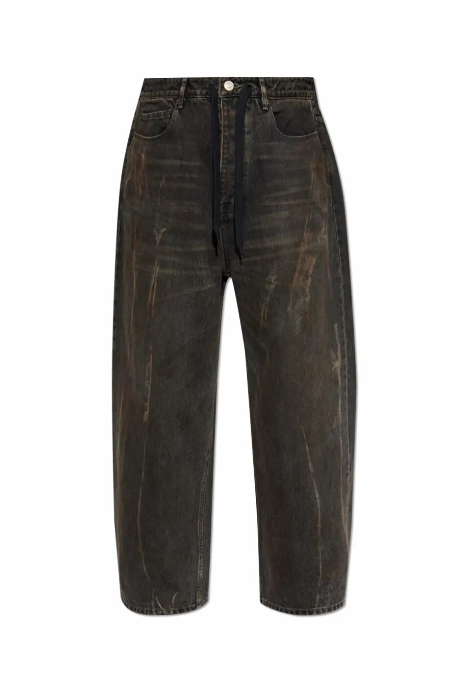 Balenciaga CZARNY Jeansy z efektem `vintage`