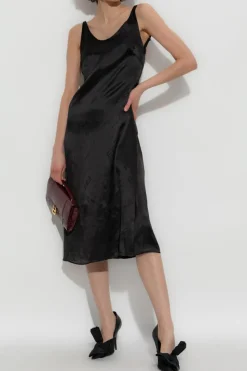 Balenciaga CZARNY Jedwabna sukienka